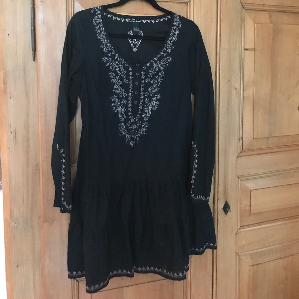 COPY - Lucky Brand 100% Cotton Drop Waist Tunic D…